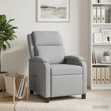 Vidaxl relaxfauteuil lichtgrijs stof