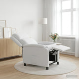 Vidaxl relaxfauteuil wit stof