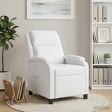 Vidaxl relaxfauteuil wit stof