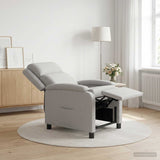 Vidaxl relaxfauteuil wolkengrijs stof