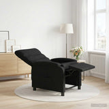 Vidaxl relaxfauteuil zwart stof