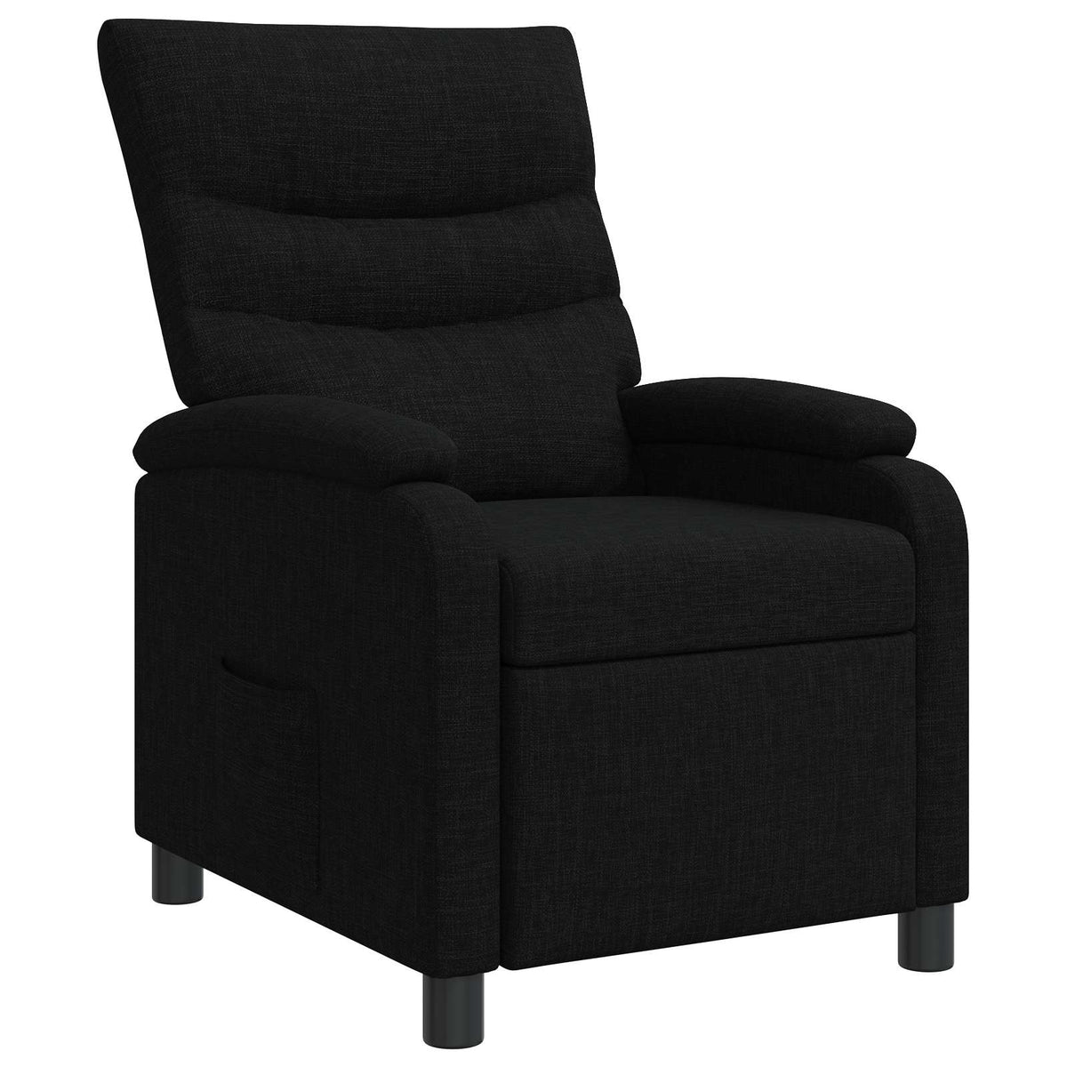 Vidaxl relaxfauteuil zwart stof