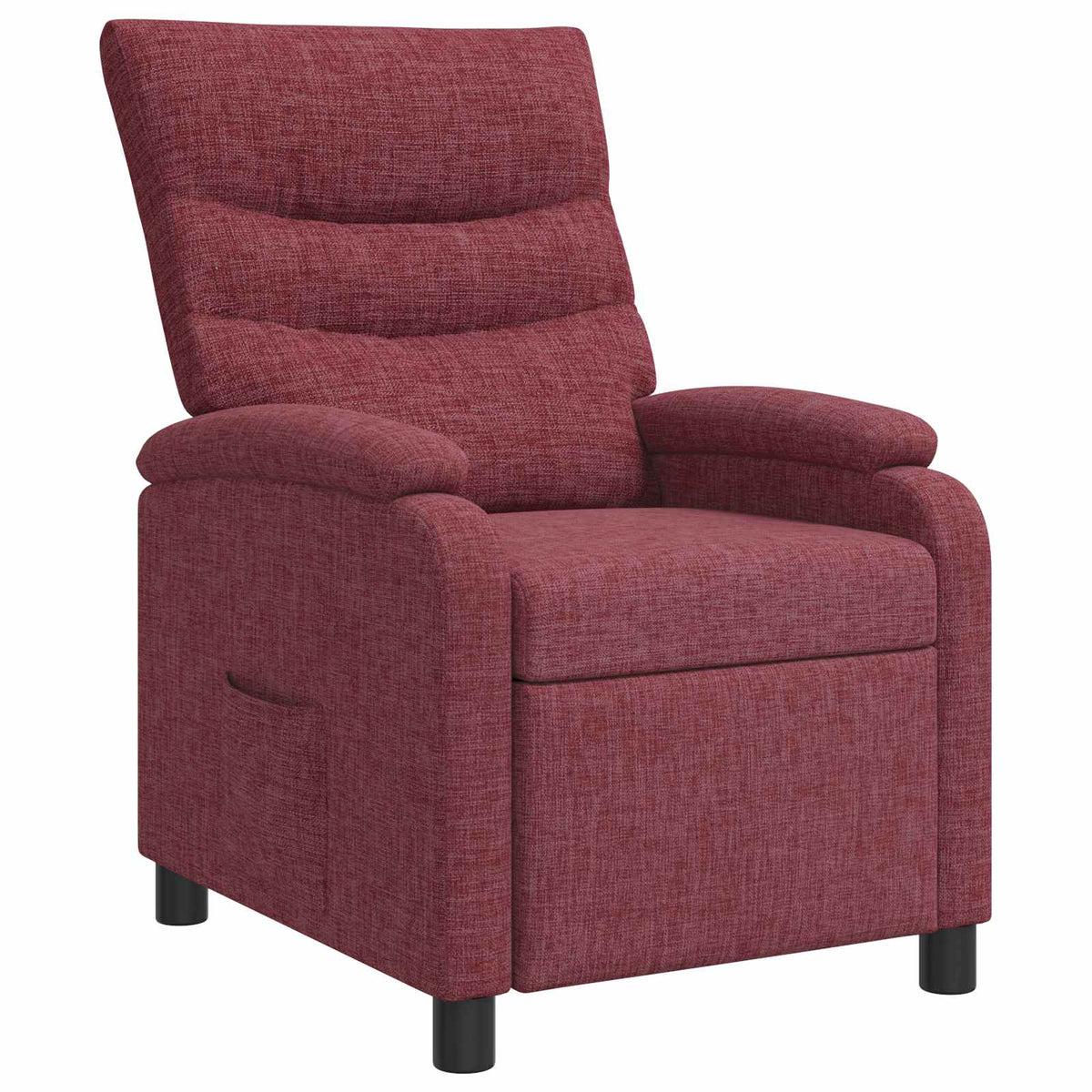 Vidaxl relaxfauteuil wijnrood stof