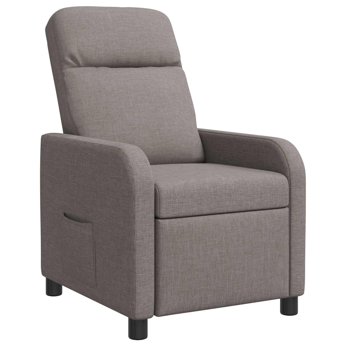 Vidaxl relaxfauteuil taupe stof