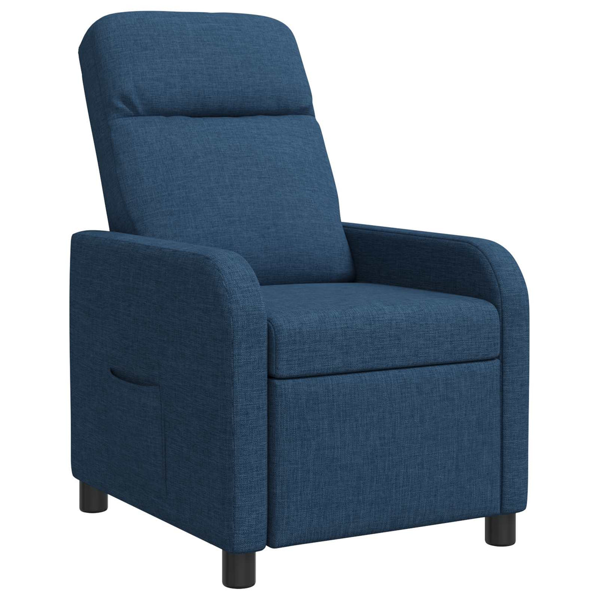 Vidaxl relaxfauteuil blauw stof
