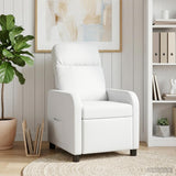 Vidaxl relaxfauteuil wit stof