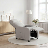 Vidaxl relaxfauteuil wolkengrijs stof