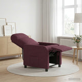 Vidaxl relaxfauteuil paars stof