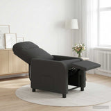 Vidaxl relaxfauteuil donkergrijs bouclé