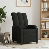 Vidaxl relaxfauteuil zwart stof
