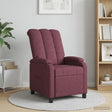 Vidaxl relaxfauteuil paars stof