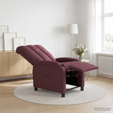 Vidaxl relaxfauteuil paars stof