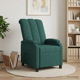 Vidaxl massage recliner donkergroen stof