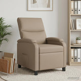 Vidaxl relaxfauteuil cappuccino kunstleer