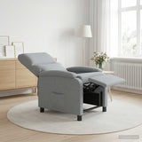 Vidaxl relaxfauteuil lichtgrijs stof