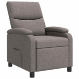 Vidaxl relaxfauteuil taupe stof