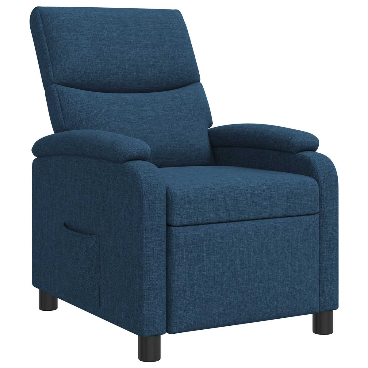 Vidaxl relaxfauteuil blauw stof