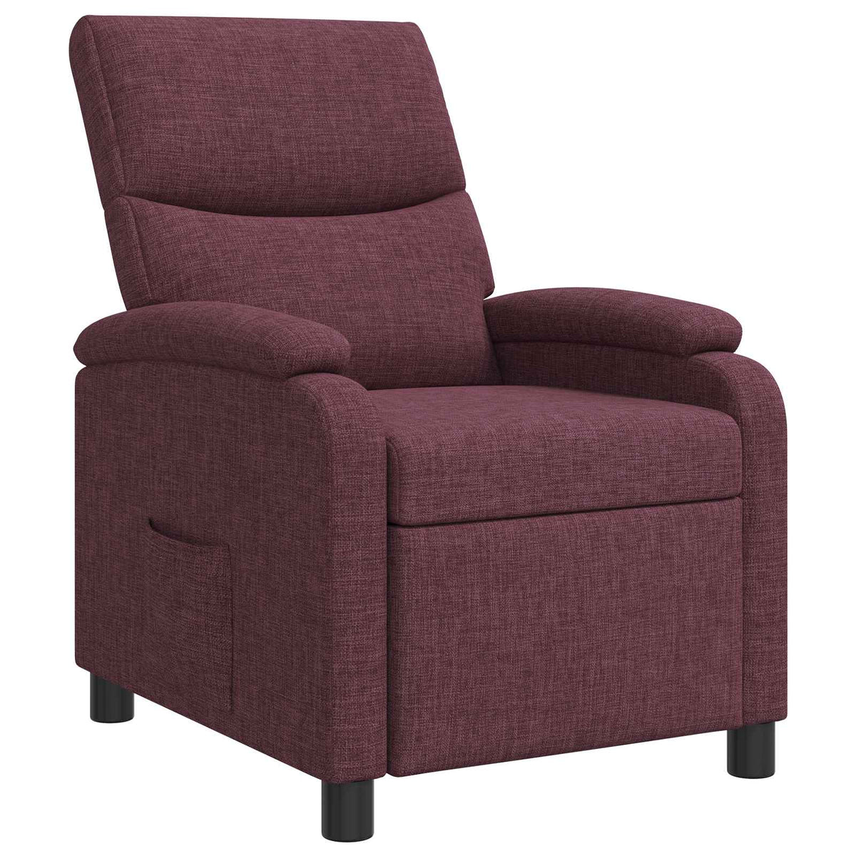 Vidaxl relaxfauteuil paars stof