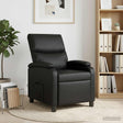 Vidaxl massage recliner zwart kunstleer