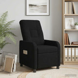 Vidaxl relaxfauteuil zwart stof