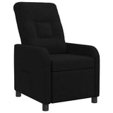 Vidaxl relaxfauteuil zwart stof