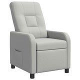 Vidaxl relaxfauteuil wolkengrijs stof