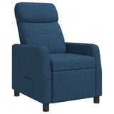 Vidaxl relaxfauteuil blauw stof