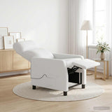 Vidaxl massage recliner wit kunstleer