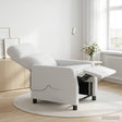 Vidaxl massage recliner wit stof