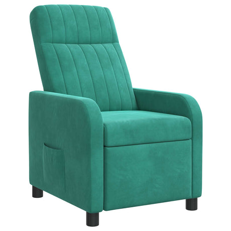 Vidaxl relaxfauteuil turquoise fluweel