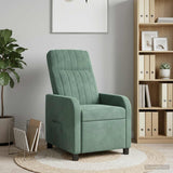 Vidaxl relaxfauteuil zeegroen fluweel