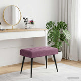 Vidaxl bank met knoopverstelling paars 60 x 40 x 45 cm fluweel