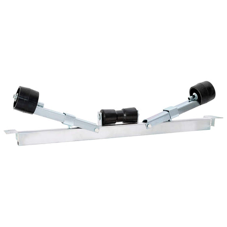Vidaxl boot trailer ondersteuning 90,5 x 12 x 32 cm zilver