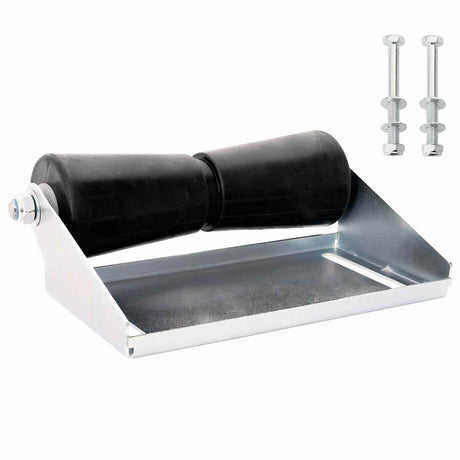 Vidaxl boot trailer roller met beugel 30,5 cm gegalvaniseerd staal