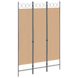 Vidaxl 3-panel room divider beige 120 x 180 cm stof