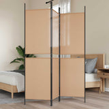 Vidaxl 3-paneel kamerscherm beige 150 x 180 cm stof