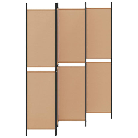 Vidaxl 5-panel room divider beige 250 x 220 cm stof