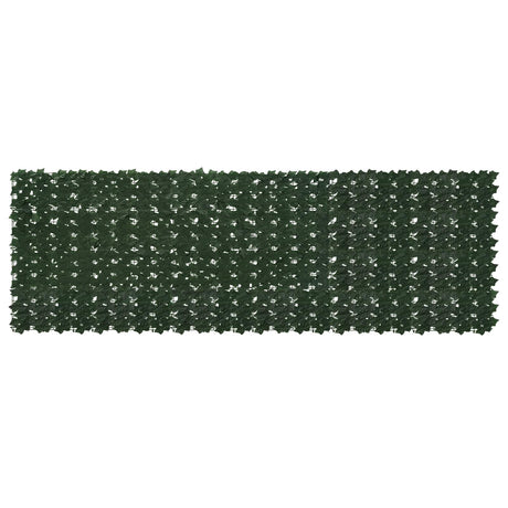 Vidaxl balkonscherm met bladeren donkergroen 300 x 100 cm