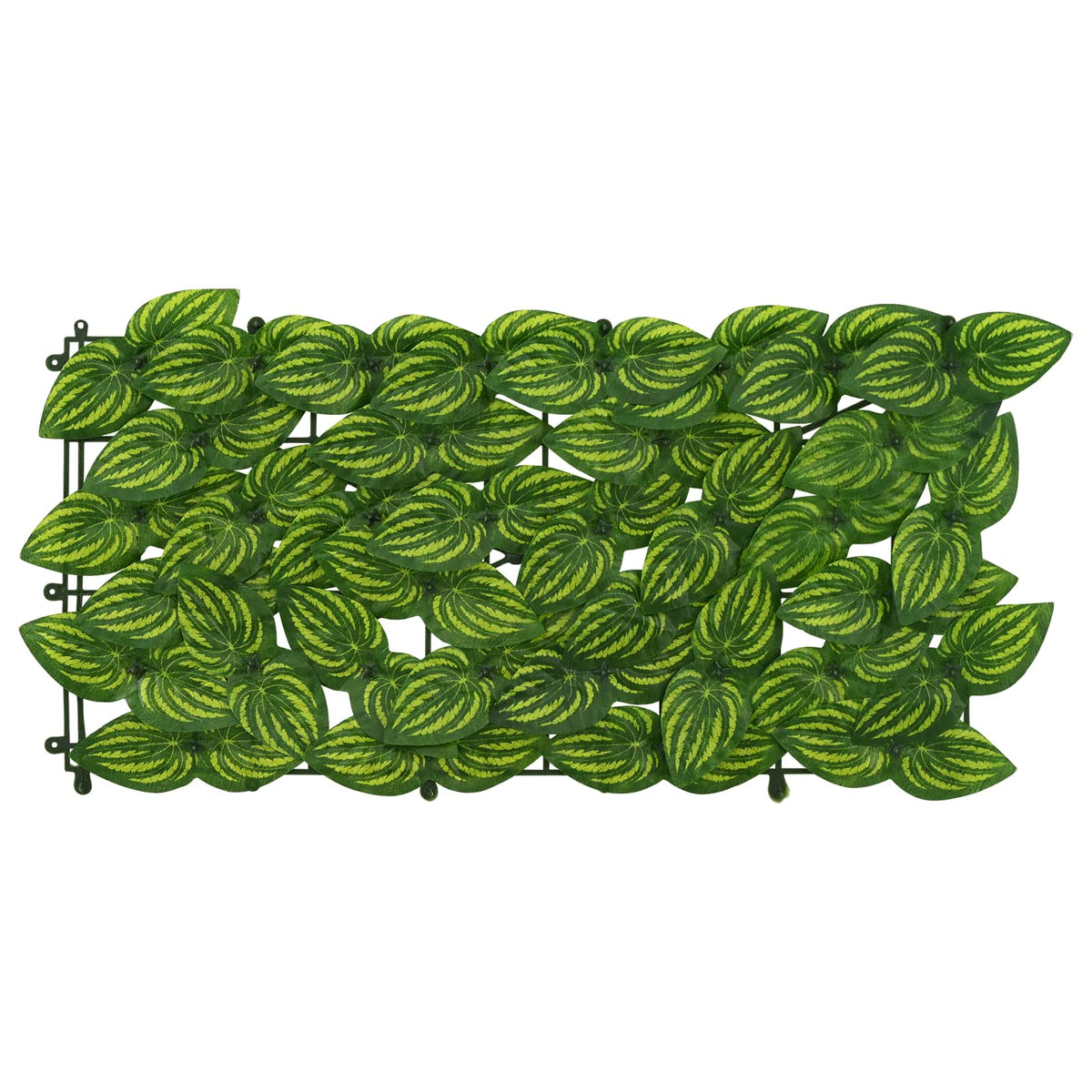 Vidaxl balkonscherm met bladeren groen en geel 300 x 75 cm