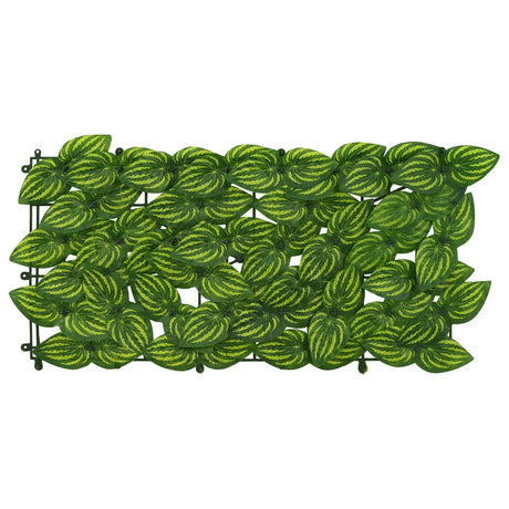 Vidaxl balkonscherm met bladeren groen en geel 500 x 150 cm