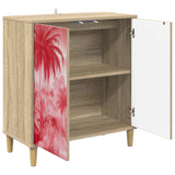 Vidaxl dressoir aachen sonoma 69 x 33 x 75 cm bewerkt hout
