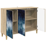 Vidaxl dressoir raalte sonoma 102 x 33 x 75 cm bewerkt hout
