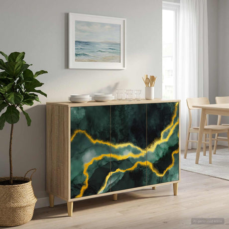 Vidaxl dressoir wijhe sonoma 102 x 33 x 75 cm bewerkt hout