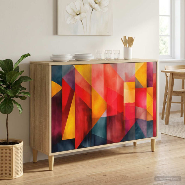 Vidaxl dressoir heesch sonoma 102 x 33 x 75 cm bewerkt hout