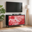 Vidaxl tv-meubel aachen 69 x 33 x 50,5 cm zwart eiken bewerkt hout