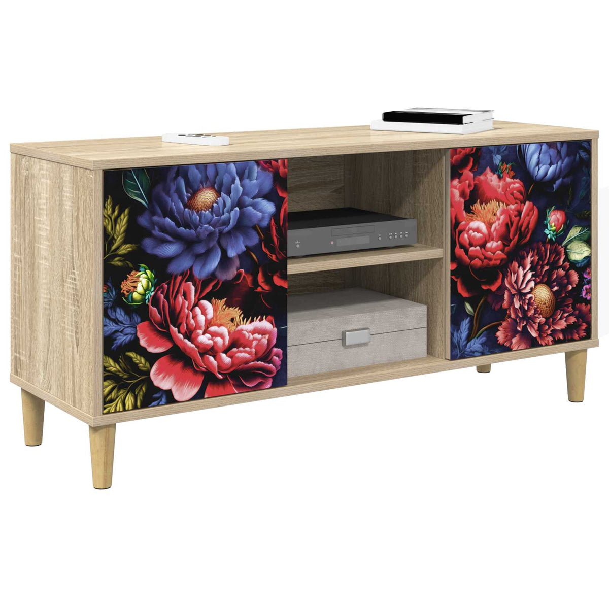 Vidaxl tv-meubel kiel 102 x 33 x 50 cm sonoma bewerkt hout