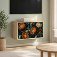 Vidaxl wandgemonteerd tv-meubel lochem 69 x 33 x 40 cm sonoma eiken