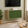 Vidaxl wandgemonteerd tv-meubel geleen 69 x 33 x 40 cm sonoma eiken
