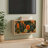 Vidaxl wandgemonteerd tv-meubel zaandam 69 x 33 x 40 cm sonoma eiken