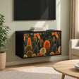 Vidaxl wandgemonteerd tv-meubel zaandam 69 x 33 x 40 cm zwart eiken
